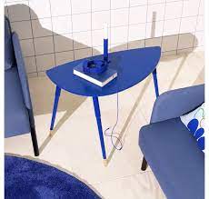 LÖVBACKEN Side table, blue, 77x39 cm – Likea projects limited