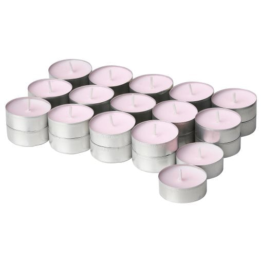 LUGNARE scented tealight/Jasmine/30 pack, 3.5 hr