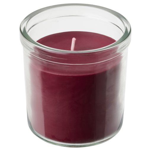 STORTSKON scented candle in glass/Berries, 40 hr