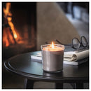 ENSTAKA scented candle in glass/Bonfire, 40 hr
