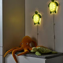 BLAVINGAD wall lamp with built-in LED light source/turtle