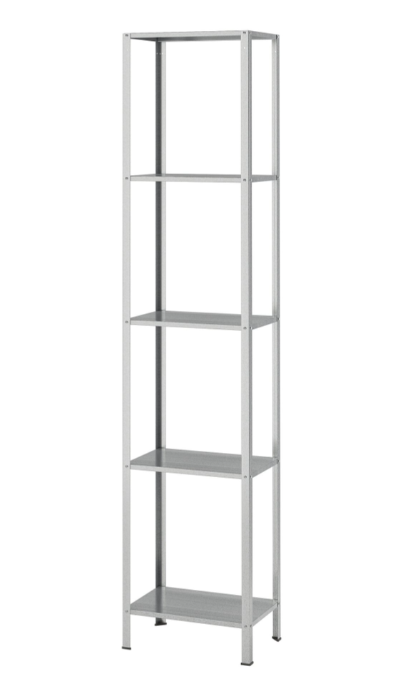 HYLLIS shelving unit in/outdoor, 40x27x183 cm