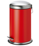 MJÖSA Pedal bin, red, 12 l