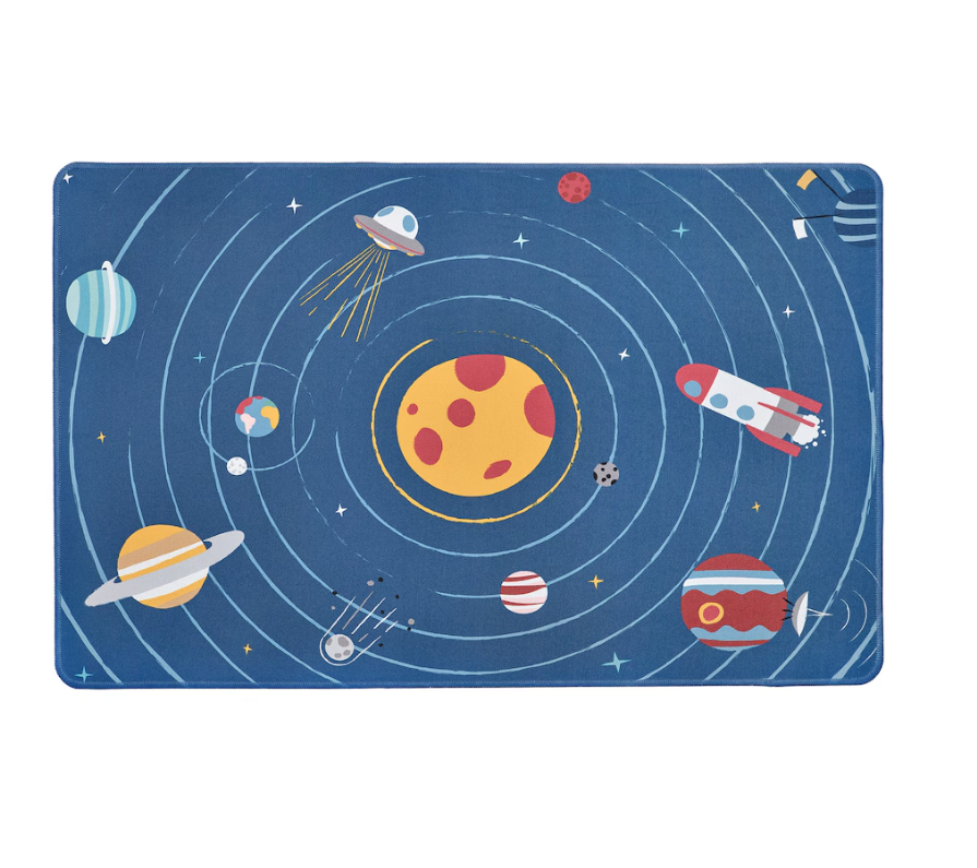 AFTONSPARV Desk pad, space/blue, 38x60 cm