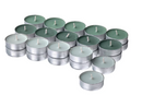 VINTERFINT Scented tealights candle in metal cup, Winter fir/green, 3.5 hr