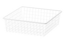 JONAXEL Wire basket, white, 50x51x15 cm