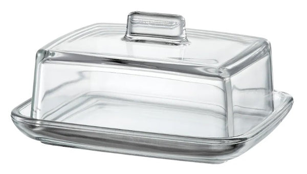 VITROCKA Butter dish, clear glass