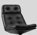 HAVBERG Swivel armchair, Grann/Bomstad black