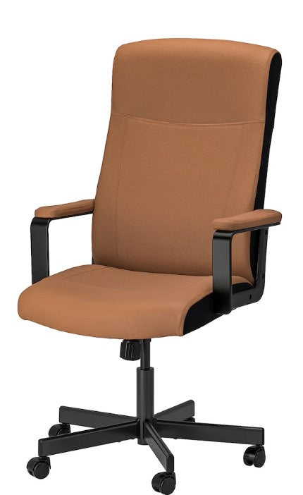 MILLBERGET Swivel chair, Murum golden-brown