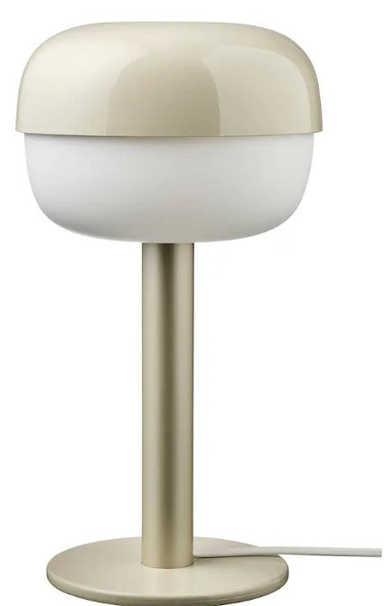 BLÅSVERK Table lamp, beige, 36 cm