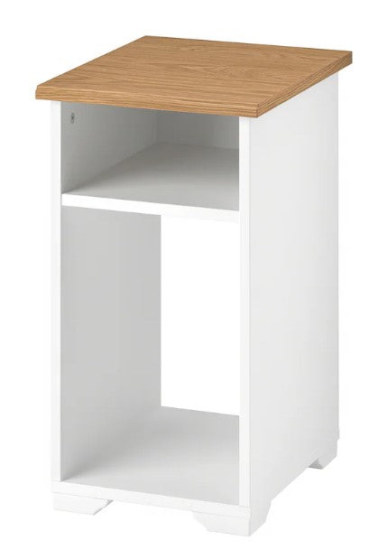 SKRUVBY Side table, white, 40x32 cm