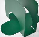 SKOGSRÖR Napkin holder, dark green, 13x12 cm