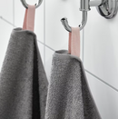 DIMFORSEN Guest towel, grey, 30x50 cm