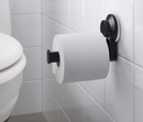 TISKEN Toilet roll holder with suction cup, black