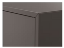 EKET Cabinet with 2 doors and shelf, dark gray, 70x35x70 cm  (27 1/2x13 3/4x27 1/2 ")