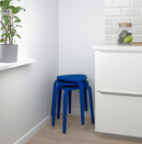 KYRRE Stool, bright blue