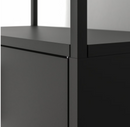 TROTTEN Cabinet with doors, anthracite, 70x35x110 cm