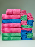 VÅGSJÖN Hand towel, bright pink, 50x100 cm