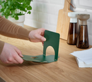 SKOGSRÖR Napkin holder, dark green, 13x12 cm