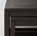 HAVSTA Nesting tables, set of 2, dark brown