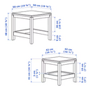 HAVSTA Nesting tables, set of 2, gray