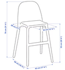 URBAN Junior chair, white