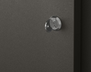 TROTTEN Cabinet with doors, anthracite, 70x35x110 cm