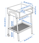 SETSKOG bedside table