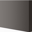 FORSAND Door, dark grey, 50x195 cm