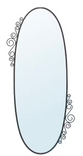 EKNE Mirror, oval, 70x150 cm