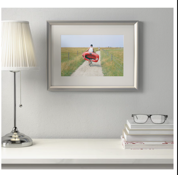 SILVERHÖJDEN Frame, silver-colour, 30x40 cm