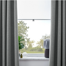 ROSENMANDEL blackout curtain, 1 pair, grey, 135x300 cm, block out, polyester