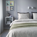 PILTANDVINGE single duvet cover sets, grey, 150x200/50x60 cm