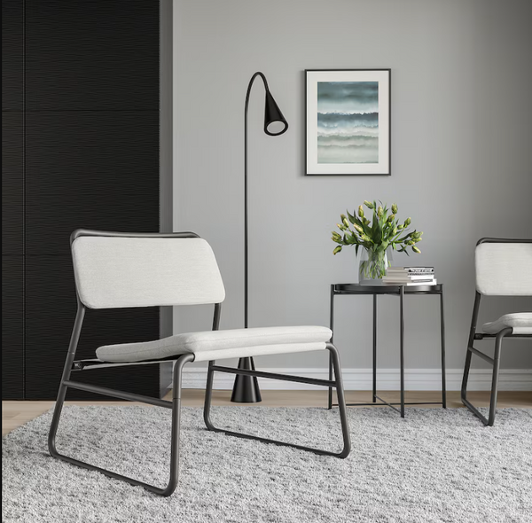 LINNEBÄCK Easy chair, Orrsta light grey