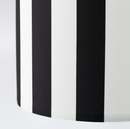RINGSTA Lamp shade, black/white, 42 cm