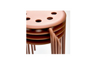 MARIUS stool , red-brown, 45 cm