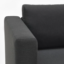 SKÖNABÄCK 2-seat sofa-bed, Knisa dark grey