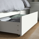 MALM bed storage drawer, white, 200 cm, 2 pack
