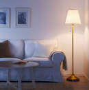 ÅRSTID floor lamp, brass-white