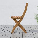 ASKHOLMEN Chair, outdoor, foldable dark brown