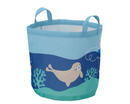 BLAVINGAD Storage bag, ocean animals pattern/multicolour