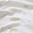ÄLSKVÄRD fitted sheet for cot, off white, 41x75 cm, 2 pack