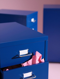 HELMER storage unit, blue, 28x69 cm