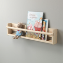 FLISAT Wall storage, light white stained pine, 70x9x16 cm