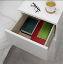 MALM Chest of 3 drawers, white, 40x78 cm