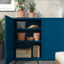 SUNDSO Cabinet, dark blue outdoor/indoor, 60x35x86 cm