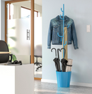 ÄLGANÄS hat and coat stand, light blue, 173x33 cm