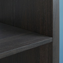 KALLAX Shelving unit, black-brown, 42x147 cm