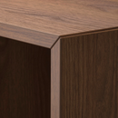 EKET cabinet unit, walnut effect, 35x35x35 cm
