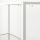 BAGGEBO Shelving unit, metal/white, 60x25x116 cm